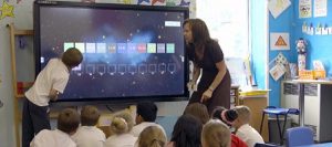 écran interactif tactile